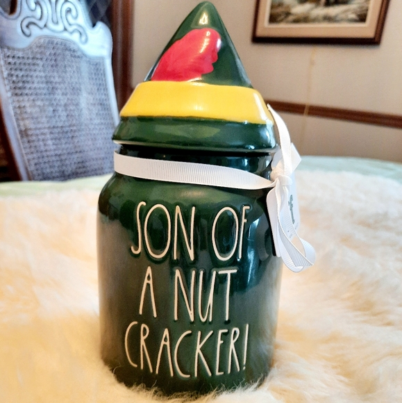Rae Dunn Son of a Nutcracker Jar - Picture 1 of 4